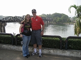 Dad and I at the Bridge on the River Kwai